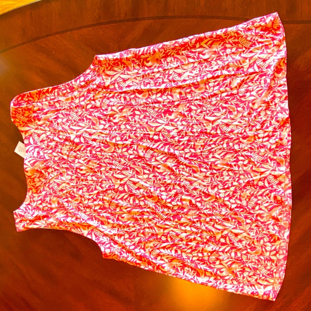 NWT Loft floral tank. Pink and white.